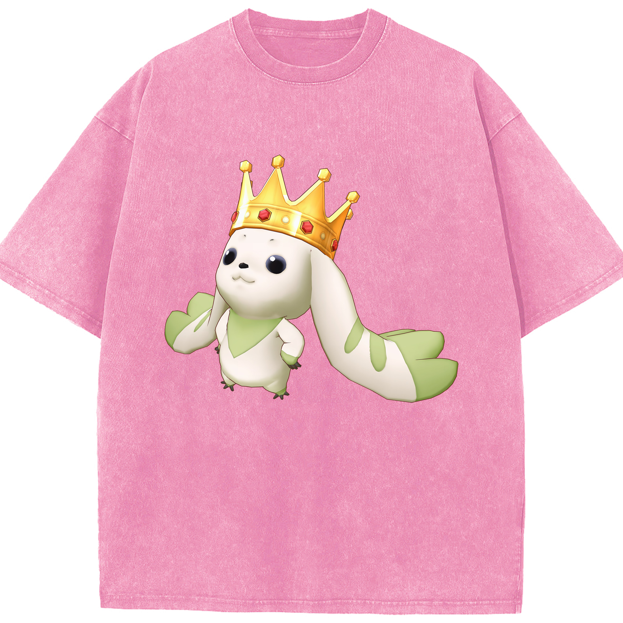 （画像用） Digimon デジタルモンスター/デジモン 綿100% ヴィンテージ風 半袖Tシャツ（フロントプリント）